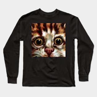 Meow Face Long Sleeve T-Shirt